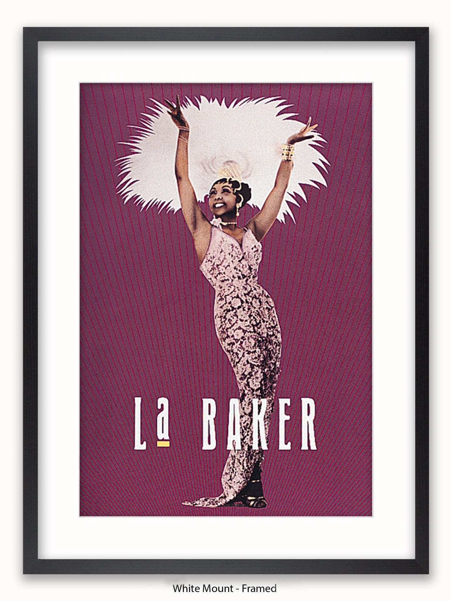 La  Baker  American  Singer Poster