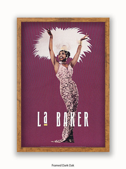 La  Baker  American  Singer Poster