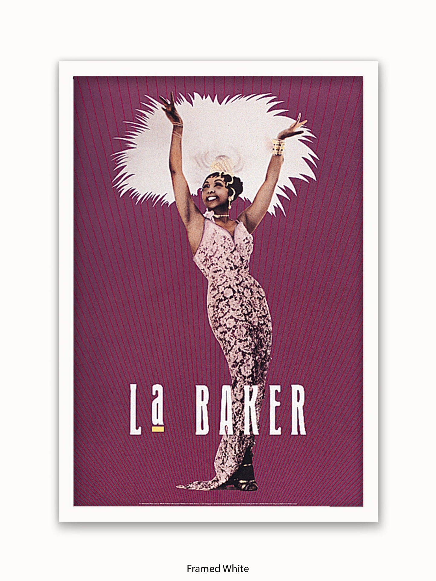 La  Baker  American  Singer Poster