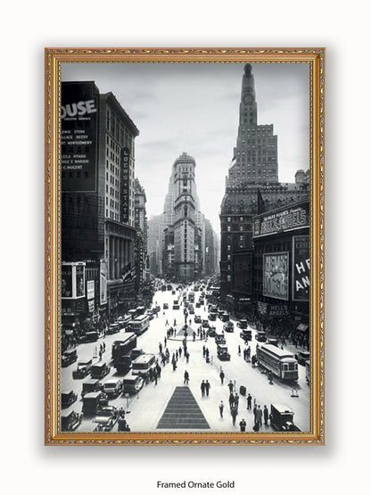 New York  Times Square poster