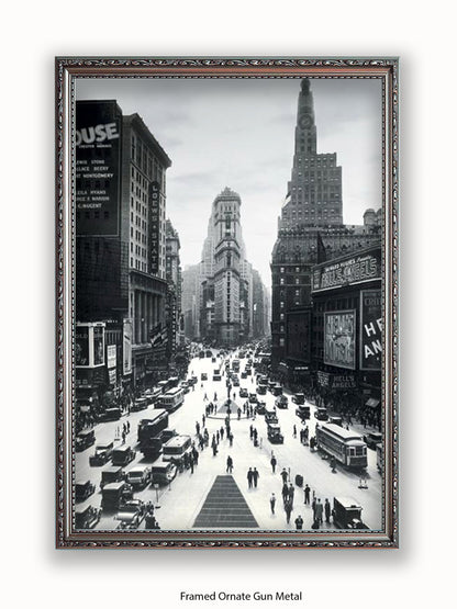 New York  Times Square poster