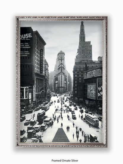 New York  Times Square poster