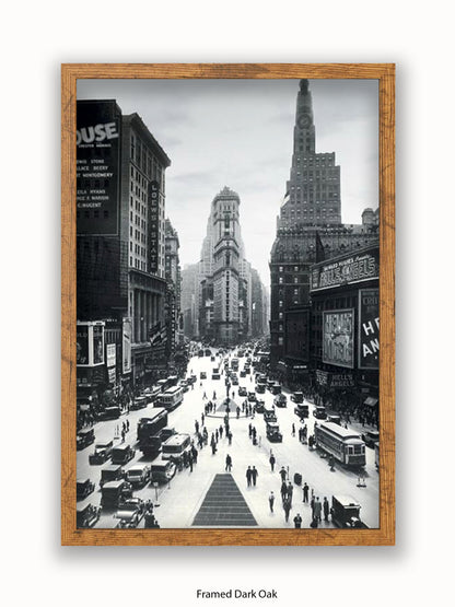 New York  Times Square poster