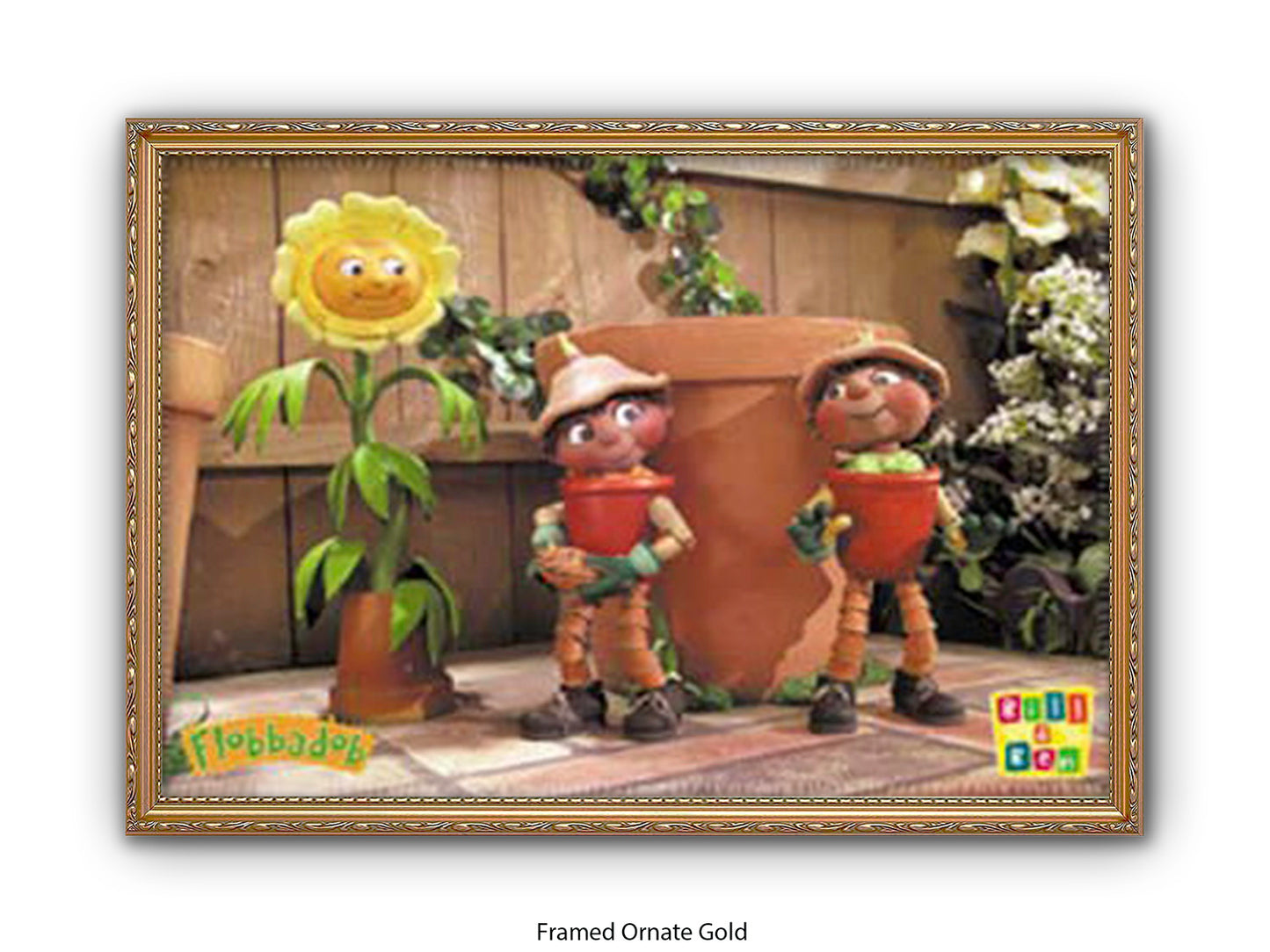 Bill & Ben the flowerpot Men - Vintage Poster
