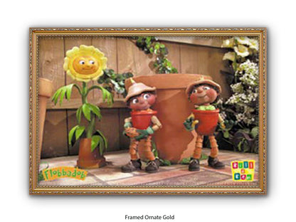 Bill & Ben the flowerpot Men - Vintage Poster