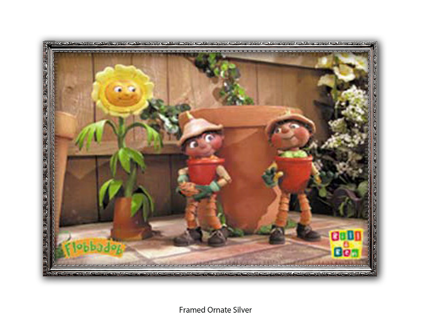 Bill & Ben the flowerpot Men - Vintage Poster