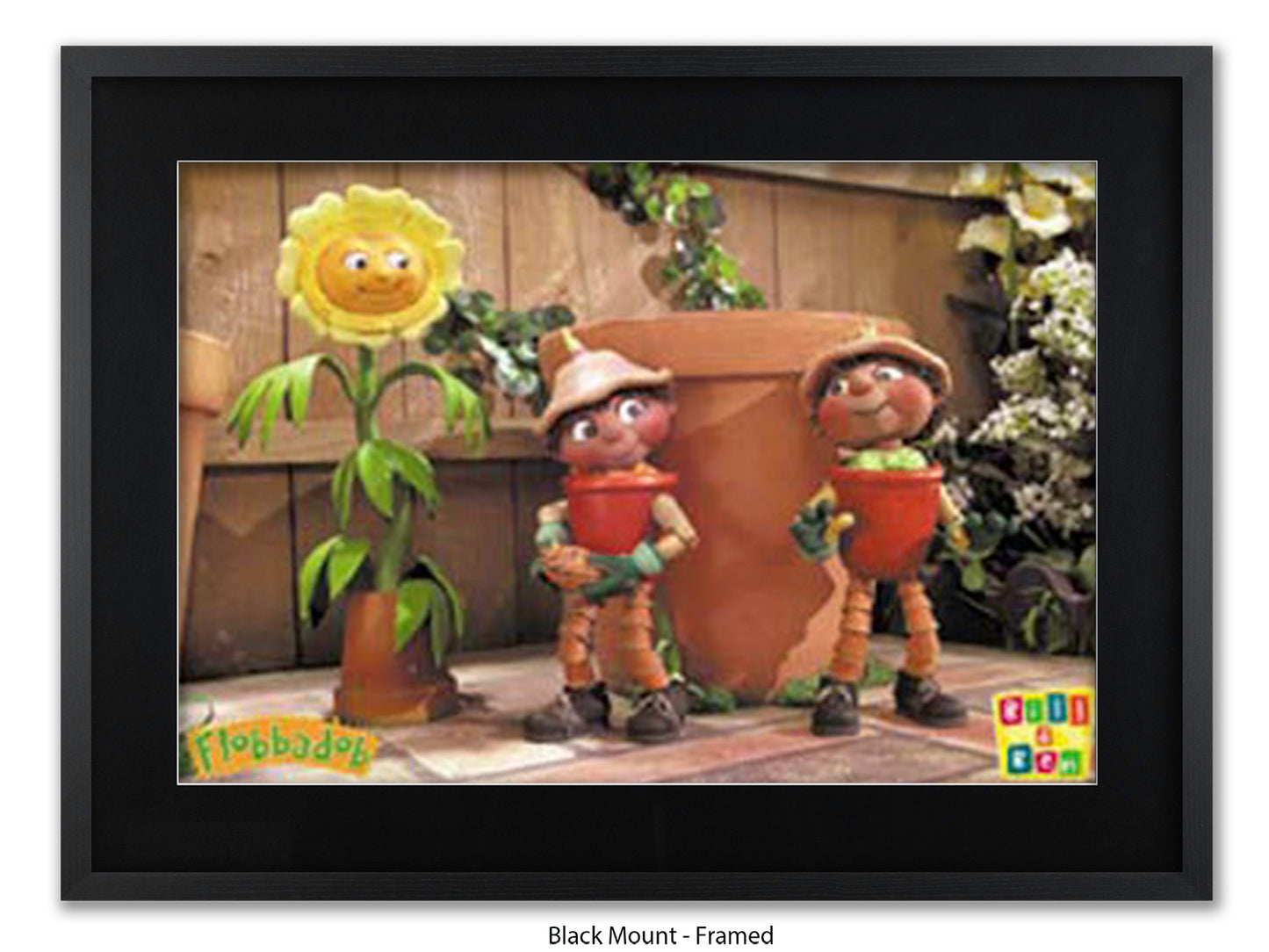 Bill & Ben the flowerpot Men - Vintage Poster