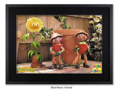 Bill & Ben the flowerpot Men - Vintage Poster