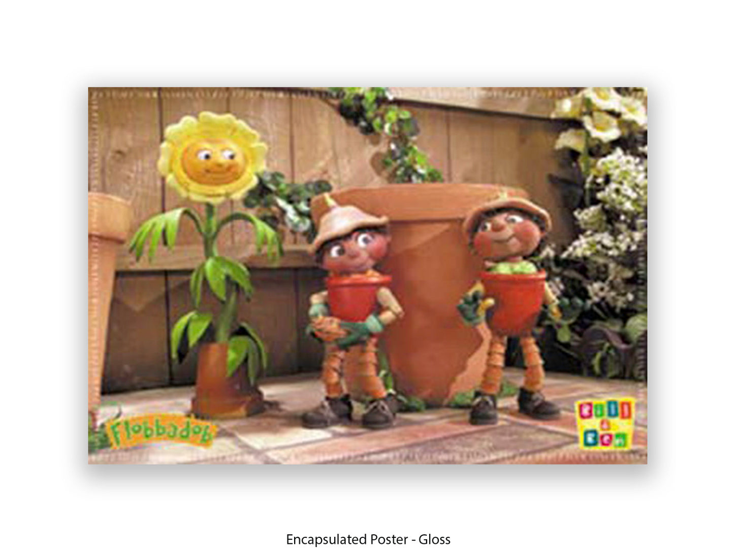 Bill & Ben the flowerpot Men - Vintage Poster