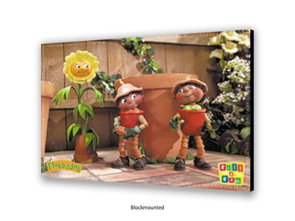 Bill & Ben the flowerpot Men - Vintage Poster