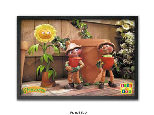 Bill & Ben the flowerpot Men - Vintage Poster