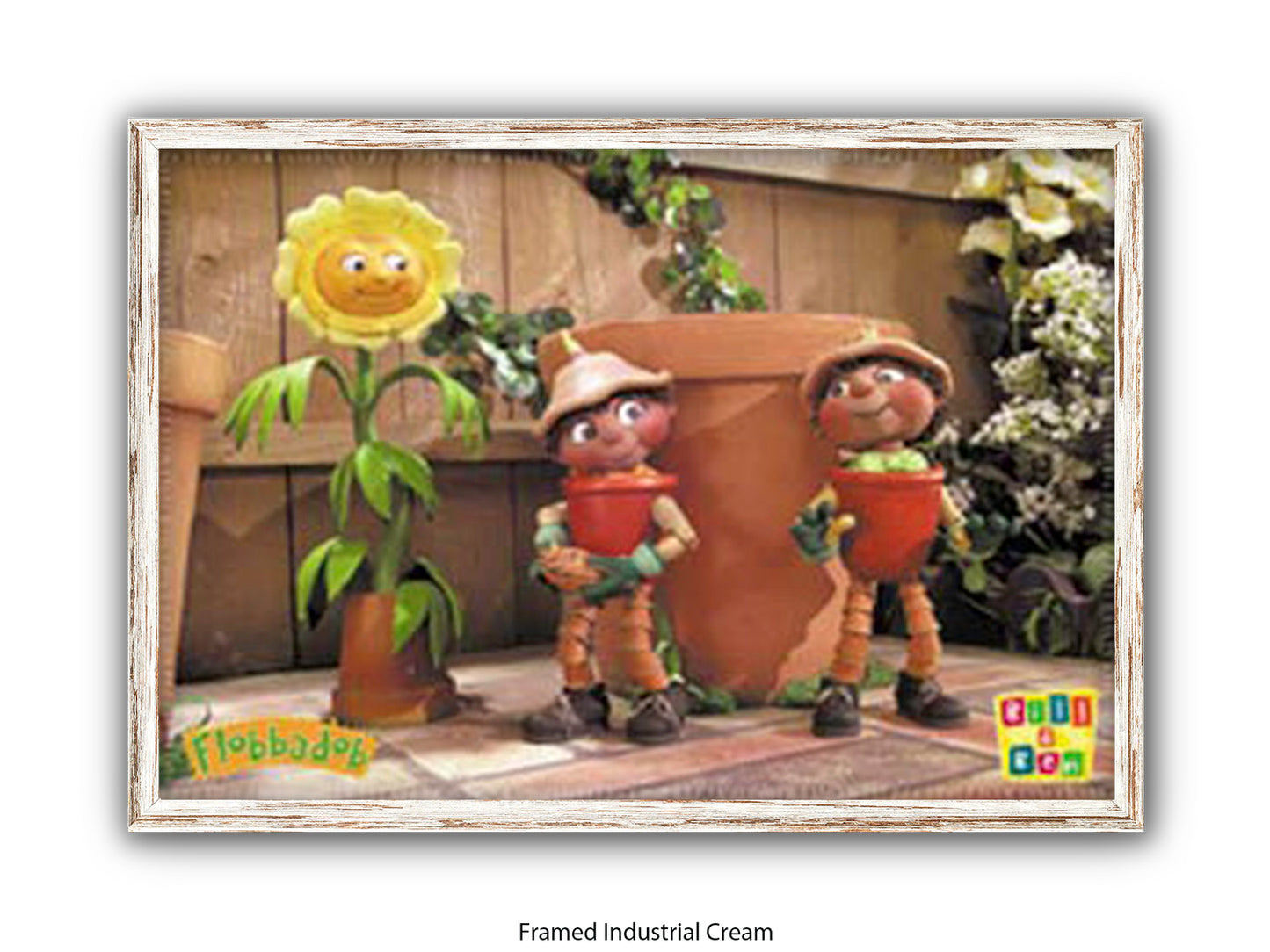 Bill & Ben the flowerpot Men - Vintage Poster
