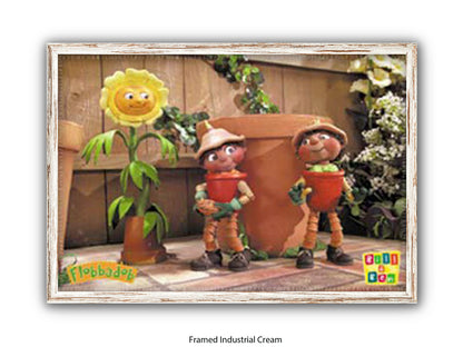 Bill & Ben the flowerpot Men - Vintage Poster