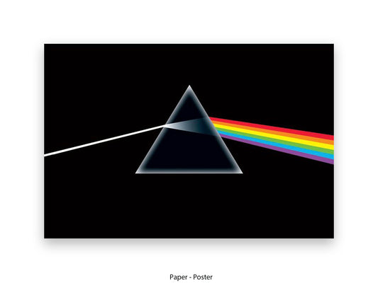 Pink Floyd Poster Ð Dark Side of the Moon Prism Wall Art Ð Classic Rock Album Print