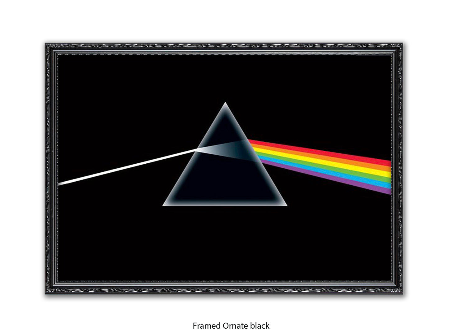 Pink Floyd Poster - Dark Side of the Moon Prism Wall Art - Classic Rock Album Poster