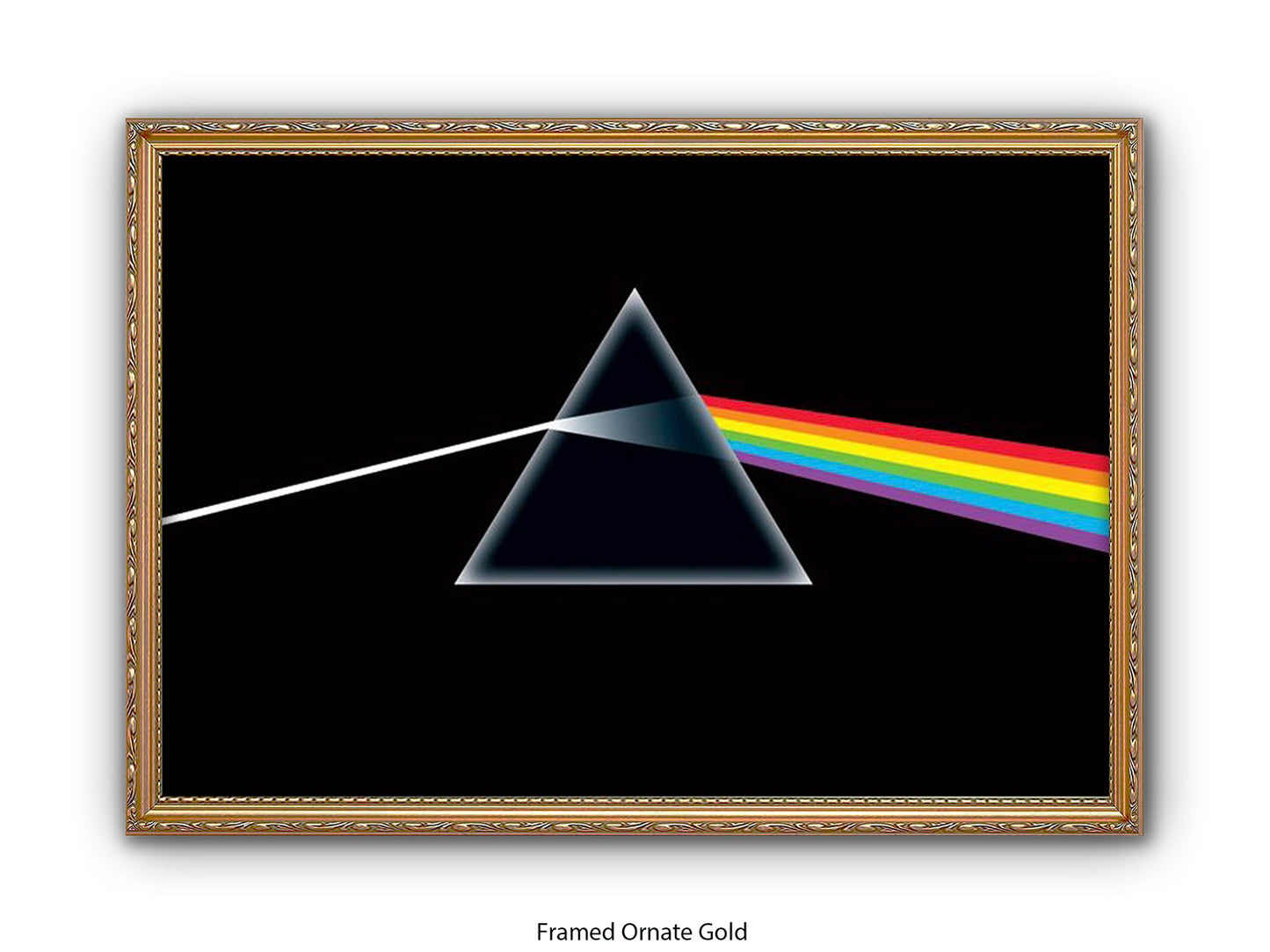 Pink Floyd Poster - Dark Side of the Moon Prism Wall Art - Classic Rock Album Poster