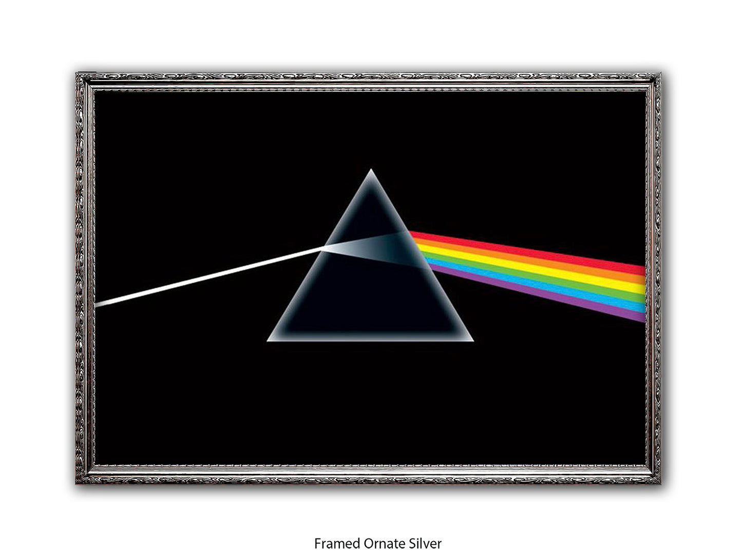 Pink Floyd Poster - Dark Side of the Moon Prism Wall Art - Classic Rock Album Poster