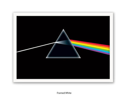 Pink Floyd Poster - Dark Side of the Moon Prism Wall Art - Classic Rock Album Poster