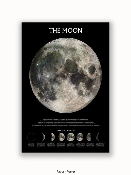 Moon  Phases Poster