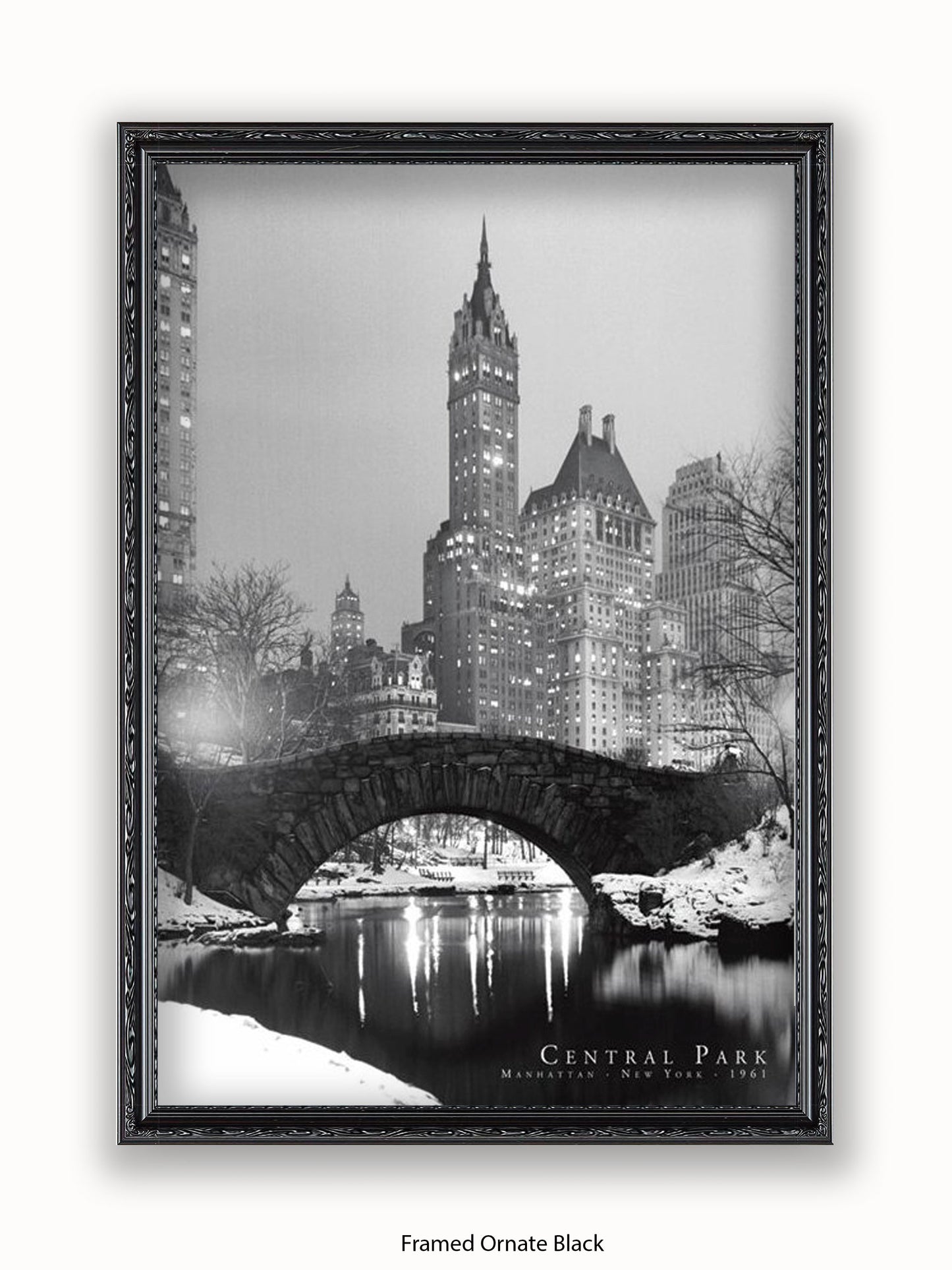 New York  Central Park  1961 poster