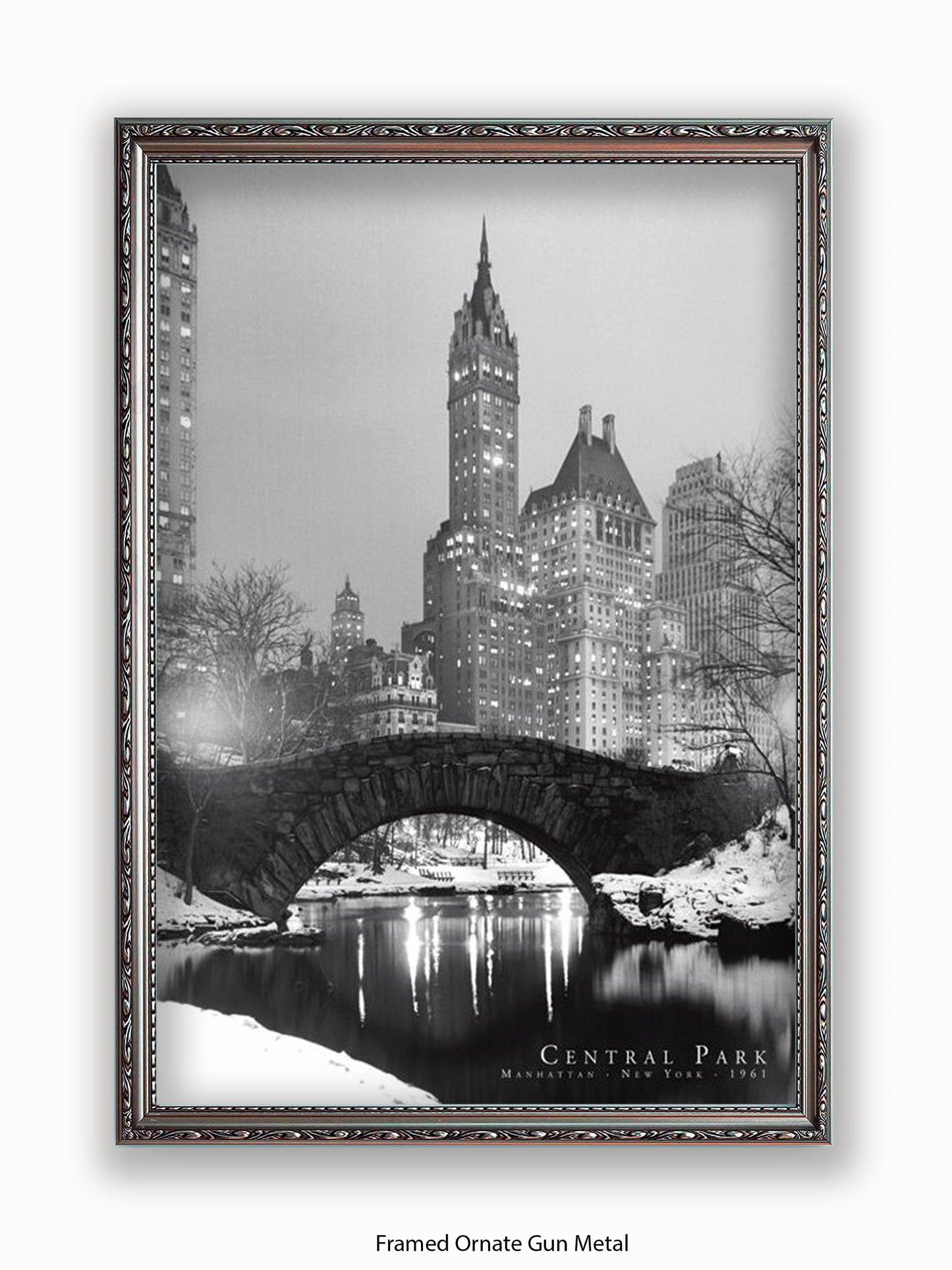 New York  Central Park  1961 poster