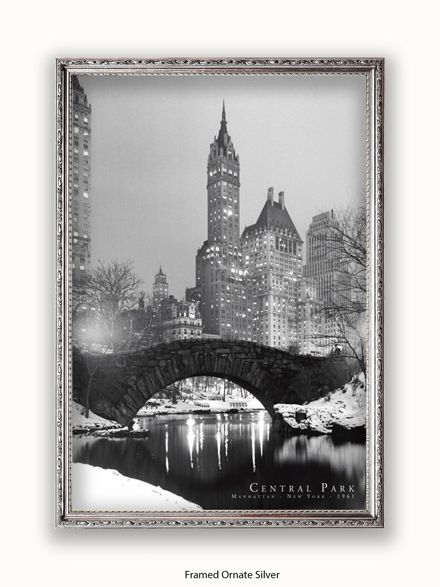 New York  Central Park  1961 poster