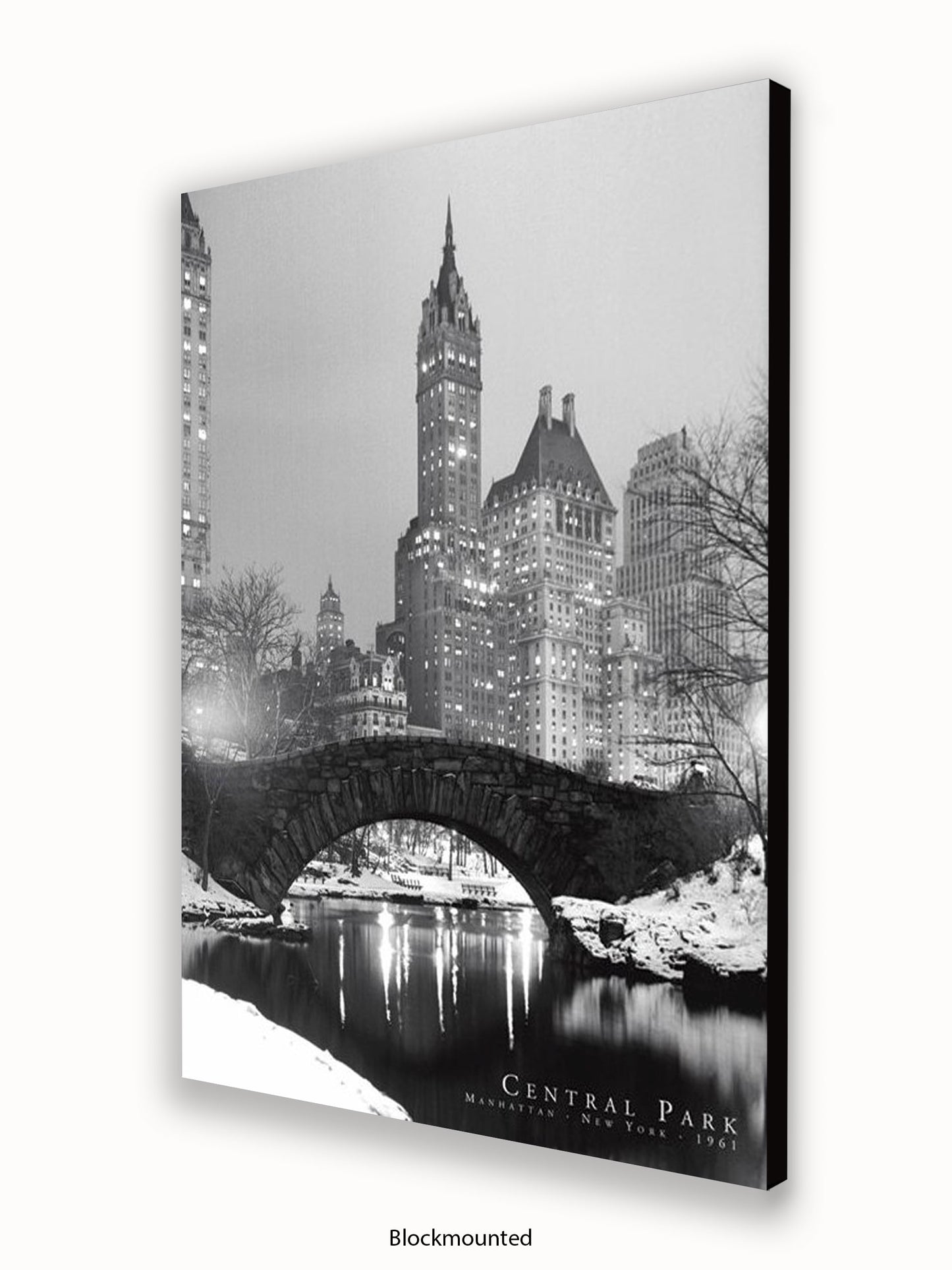 New York  Central Park  1961 poster