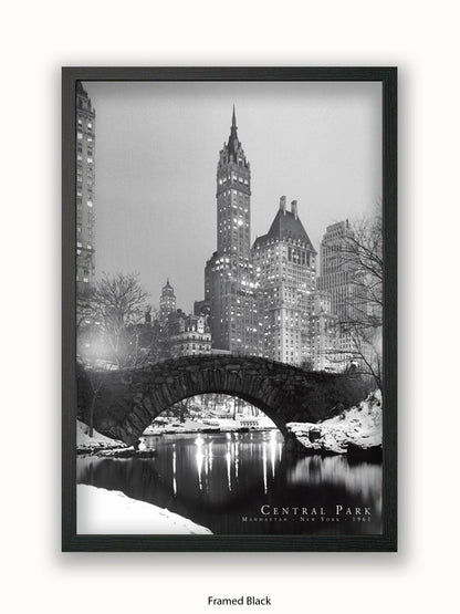 New York  Central Park  1961 poster