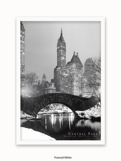 New York  Central Park  1961 poster