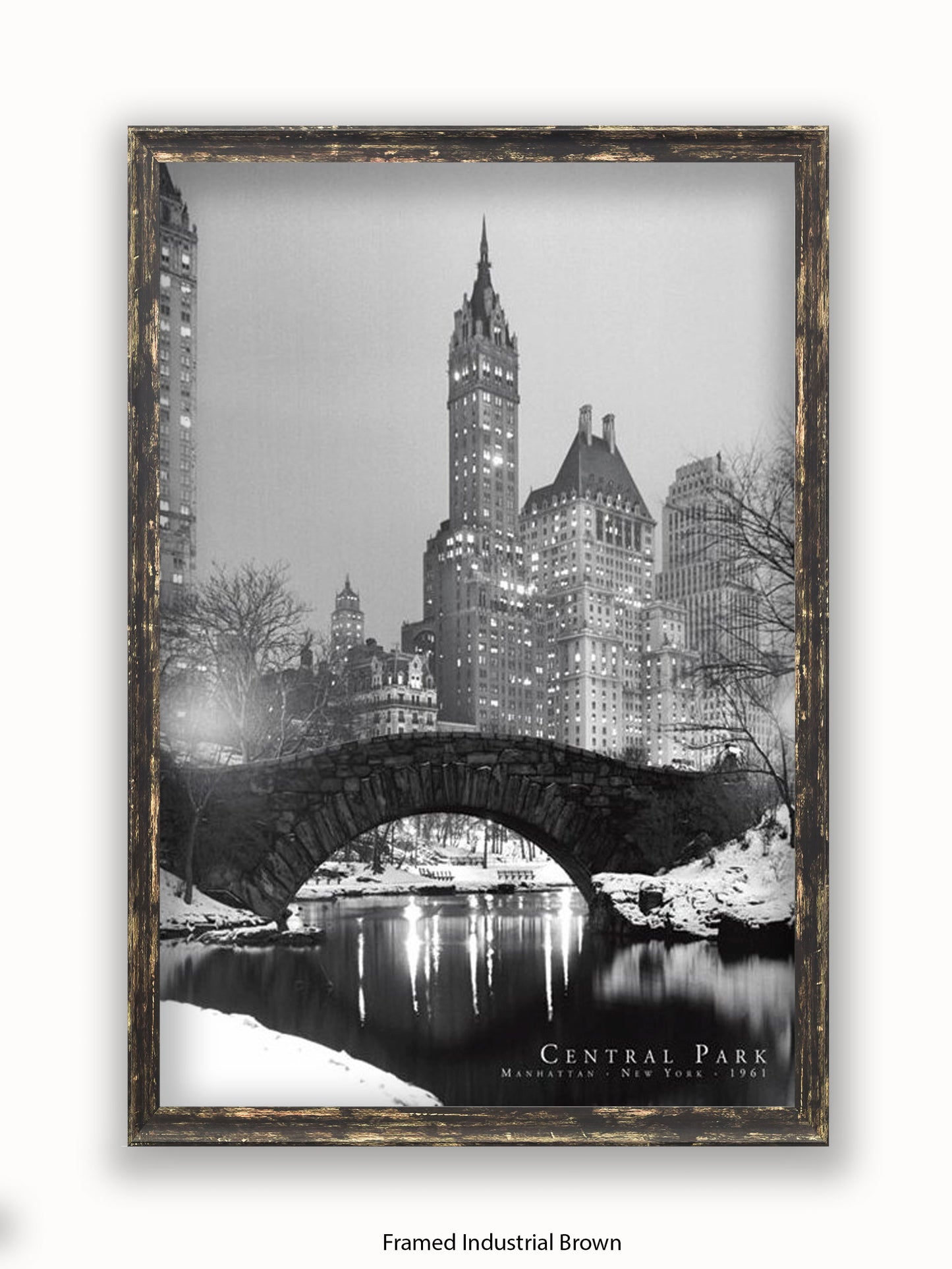 New York  Central Park  1961 poster