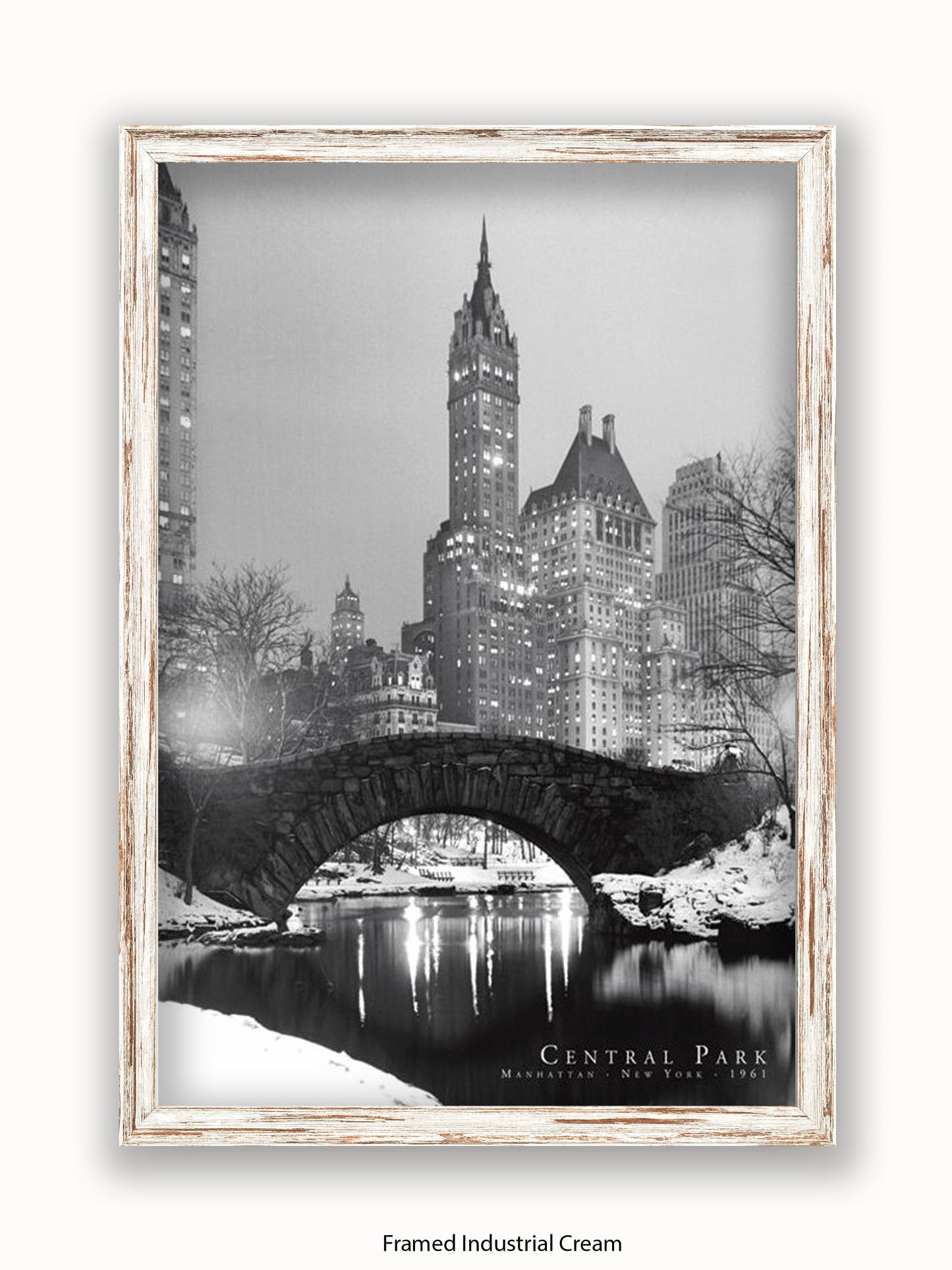 New York  Central Park  1961 poster