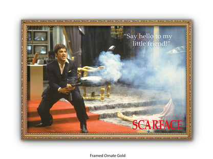 Scarface Say Hello Little Friend Poster | Licensed