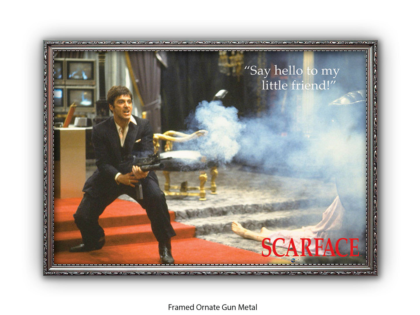 Scarface Say Hello Little Friend Poster | Licensed