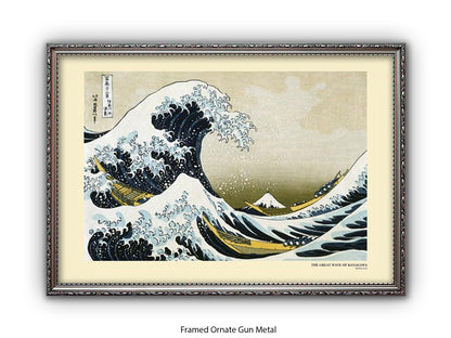 The Great Wave off Kanagawa - Hokusai Japanese Poster