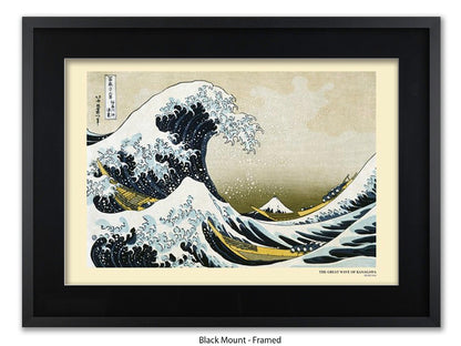 The Great Wave off Kanagawa - Hokusai Japanese Poster