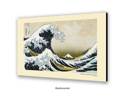 The Great Wave off Kanagawa - Hokusai Japanese Poster