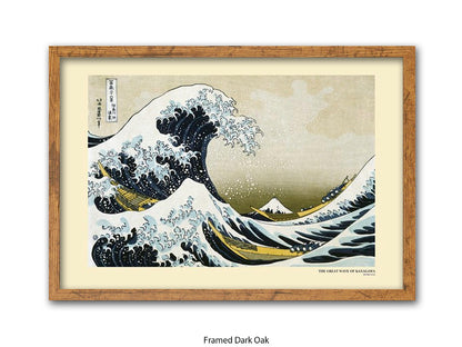 The Great Wave off Kanagawa - Hokusai Japanese Poster