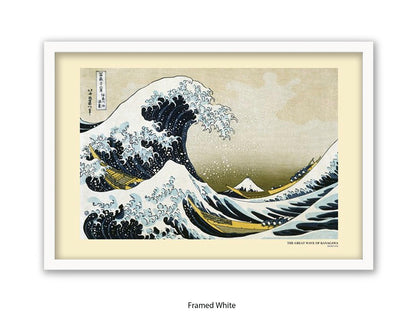 The Great Wave off Kanagawa - Hokusai Japanese Poster