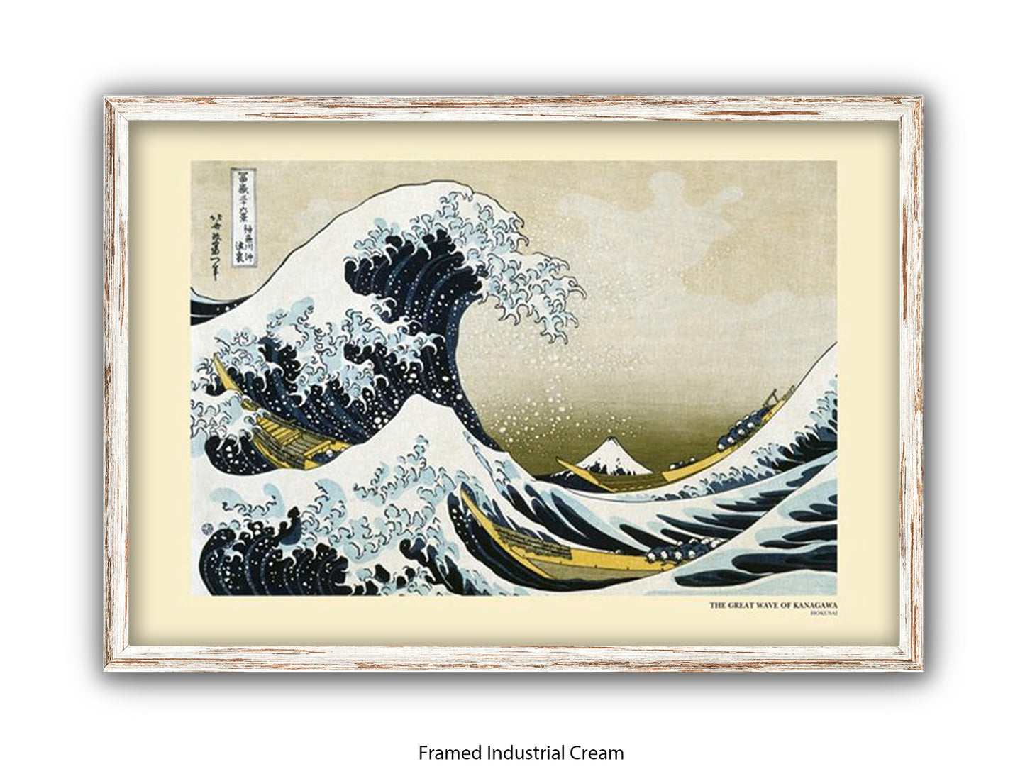 The Great Wave off Kanagawa - Hokusai Japanese Poster