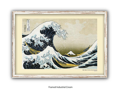 The Great Wave off Kanagawa - Hokusai Japanese Poster