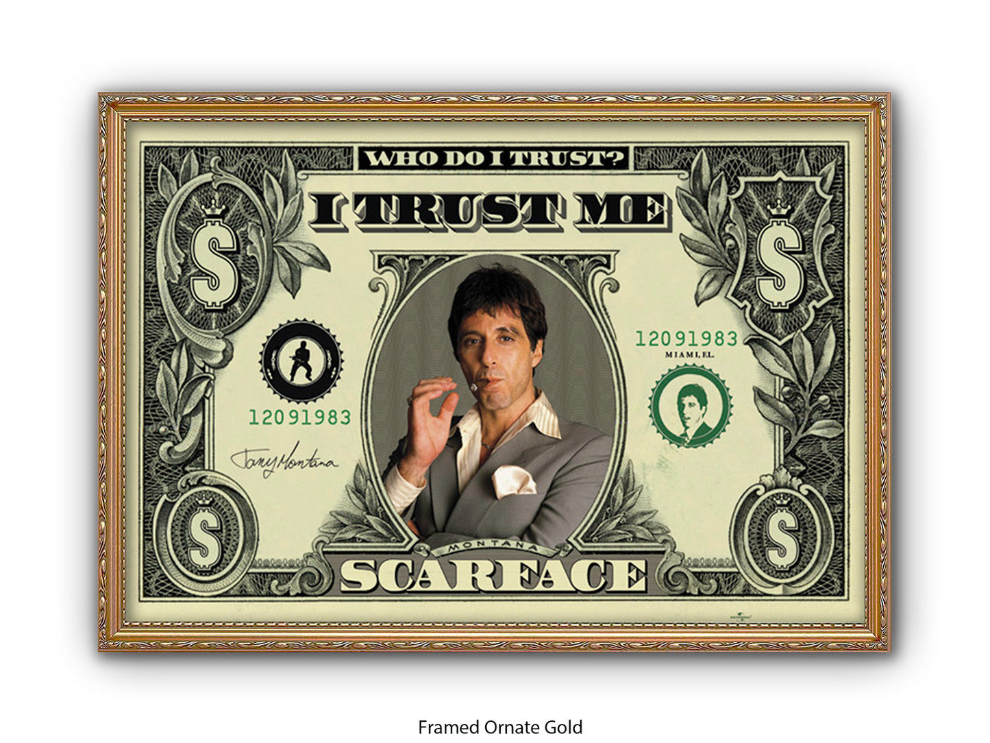 Scarface  - Dollar Bill - Who Do I  Trust - Poster