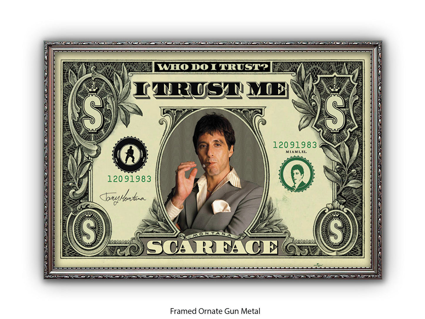 Scarface  - Dollar Bill - Who Do I  Trust - Poster