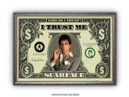 Scarface  - Dollar Bill - Who Do I  Trust - Poster