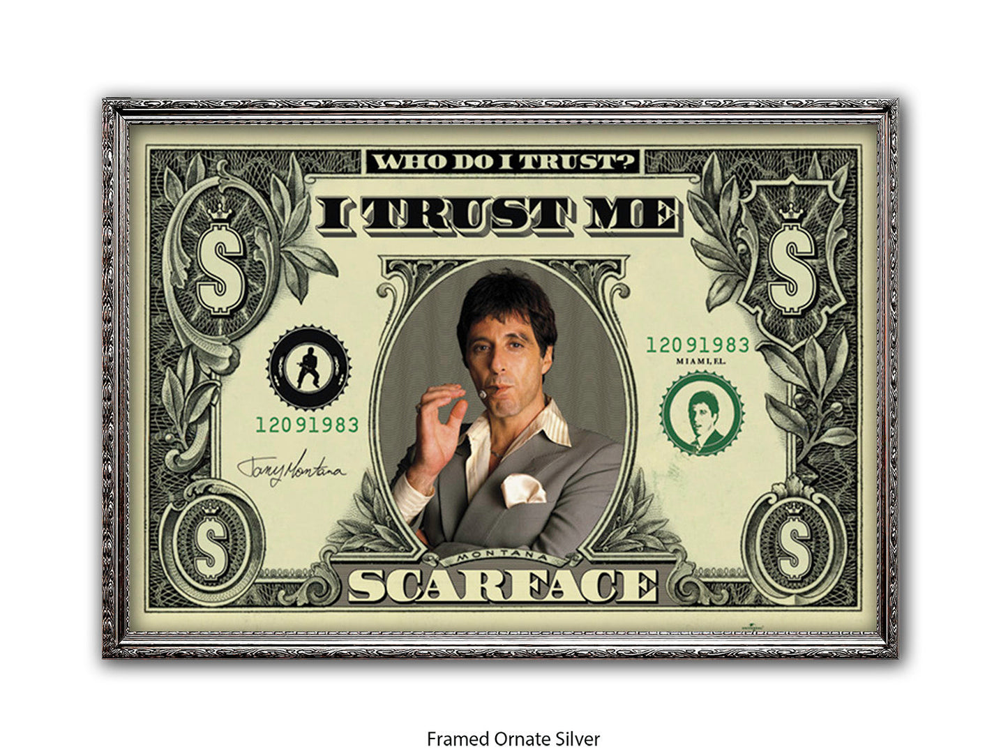 Scarface  - Dollar Bill - Who Do I  Trust - Poster