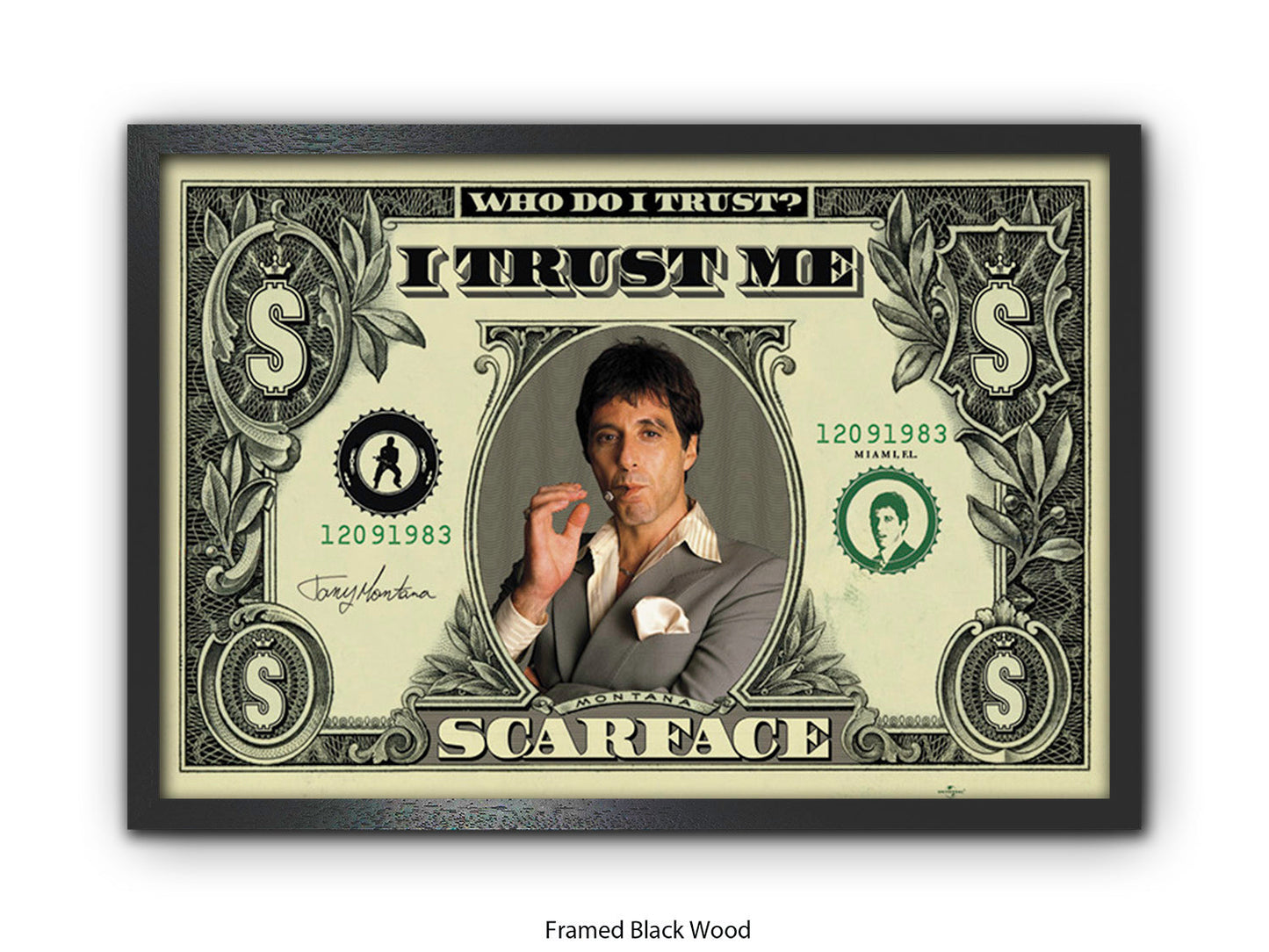 Scarface  - Dollar Bill - Who Do I  Trust - Poster