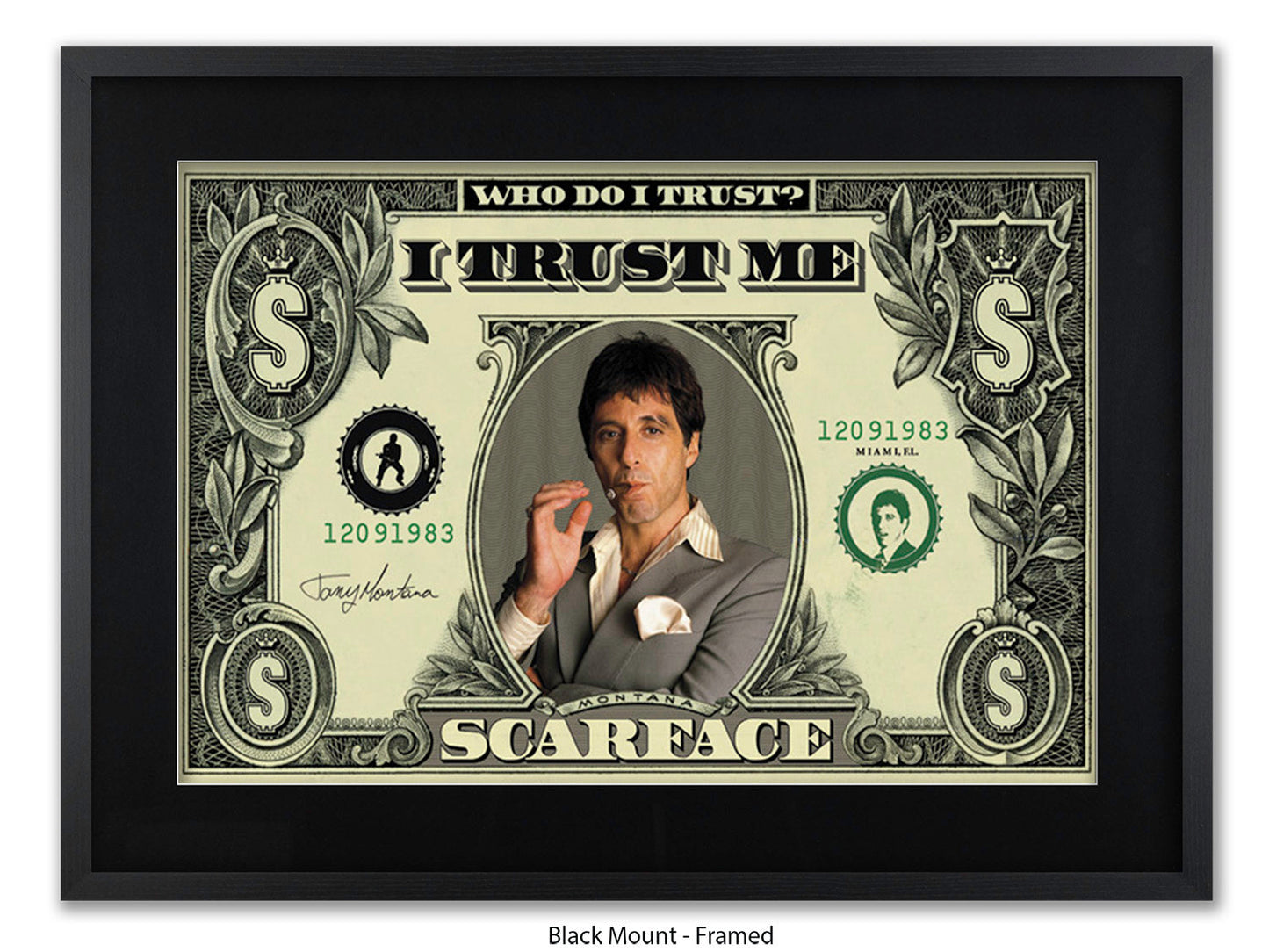 Scarface  - Dollar Bill - Who Do I  Trust - Poster