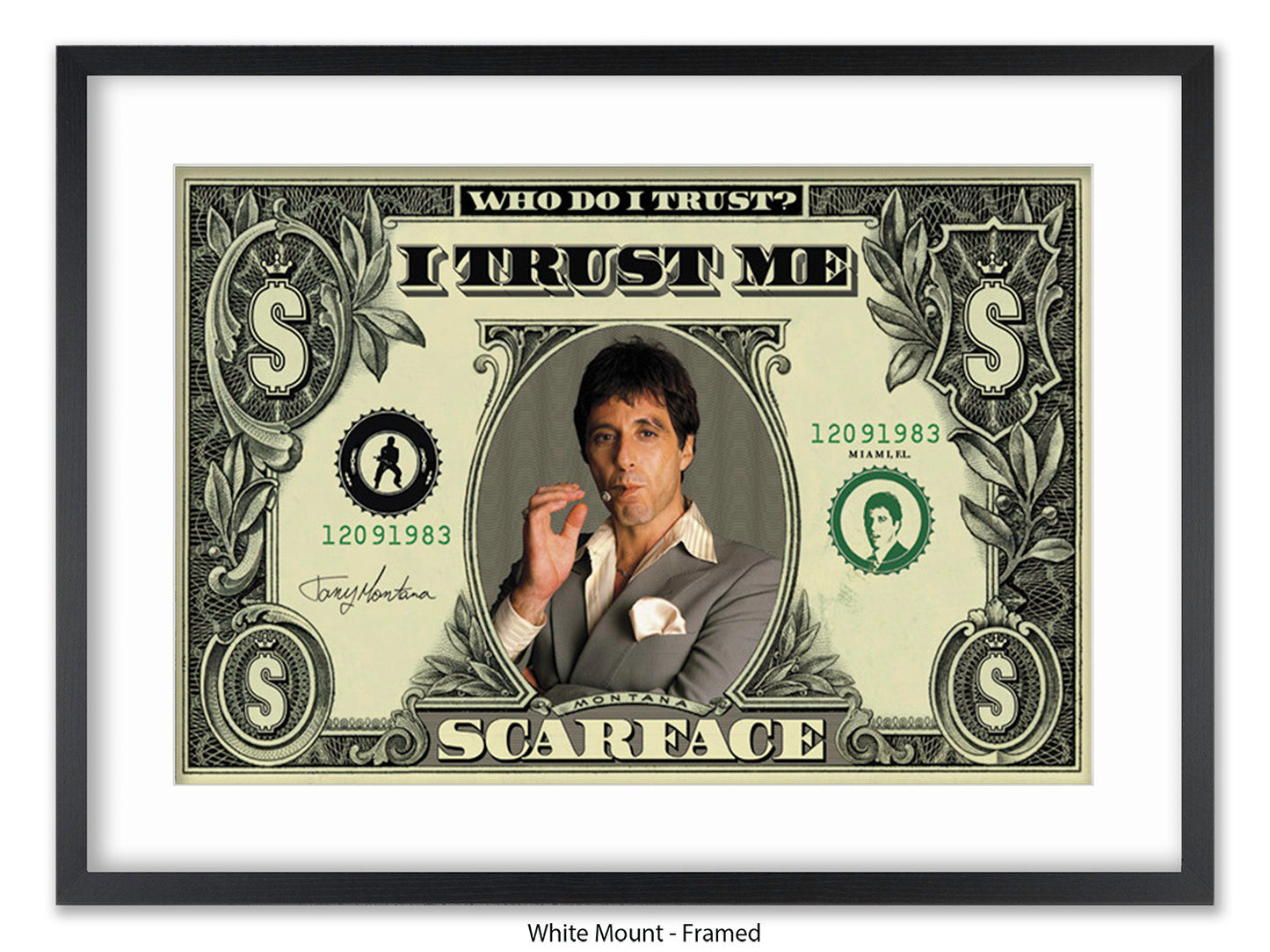 Scarface  - Dollar Bill - Who Do I  Trust - Poster