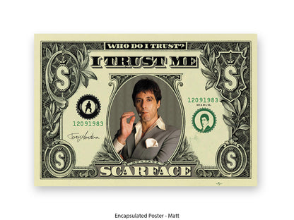 Scarface  - Dollar Bill - Who Do I  Trust - Poster