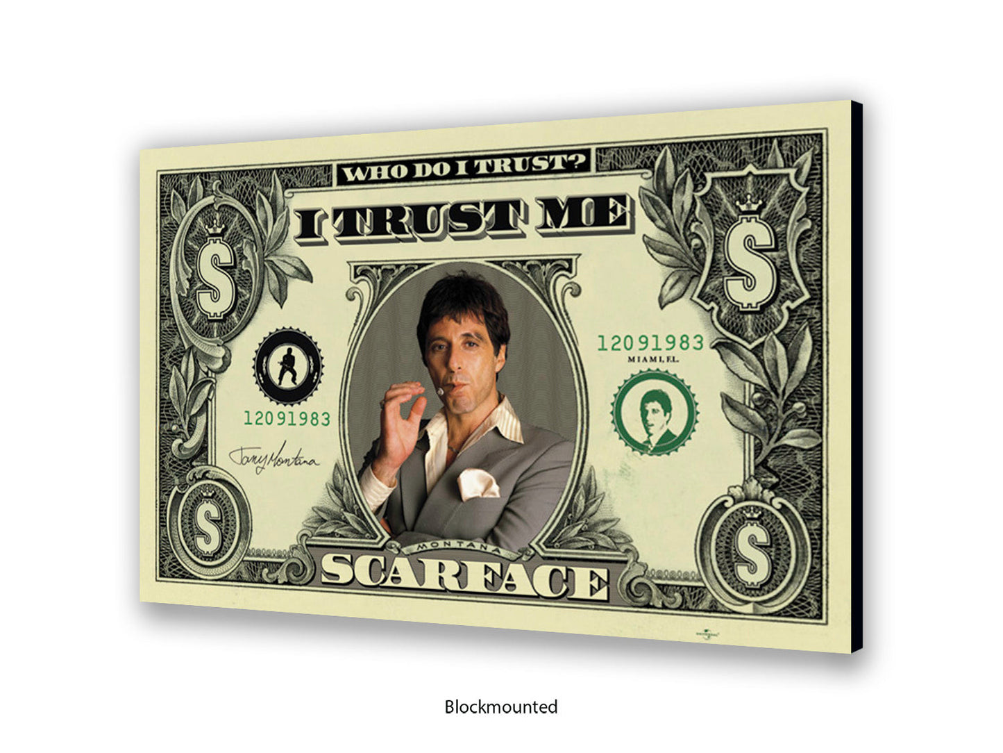 Scarface  - Dollar Bill - Who Do I  Trust - Poster