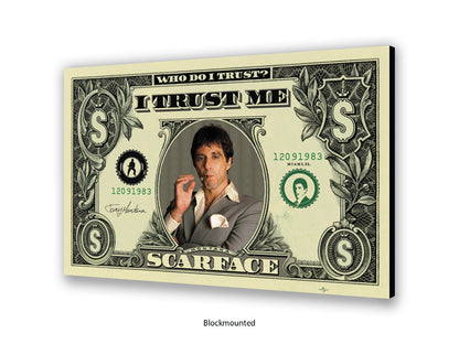 Scarface  - Dollar Bill - Who Do I  Trust - Poster